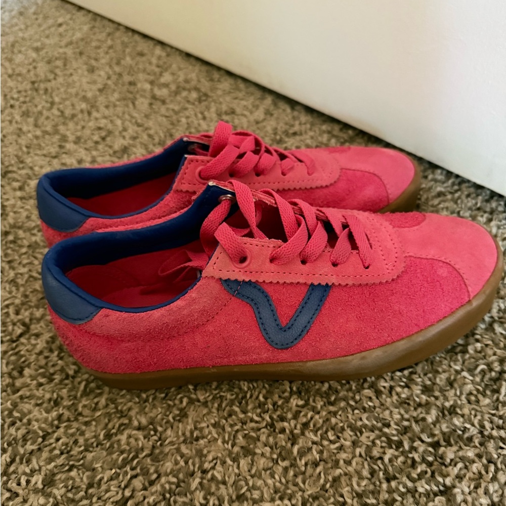 Vans Pink and Blue Sneakers